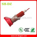 Underground high temperature red color silicone cable
